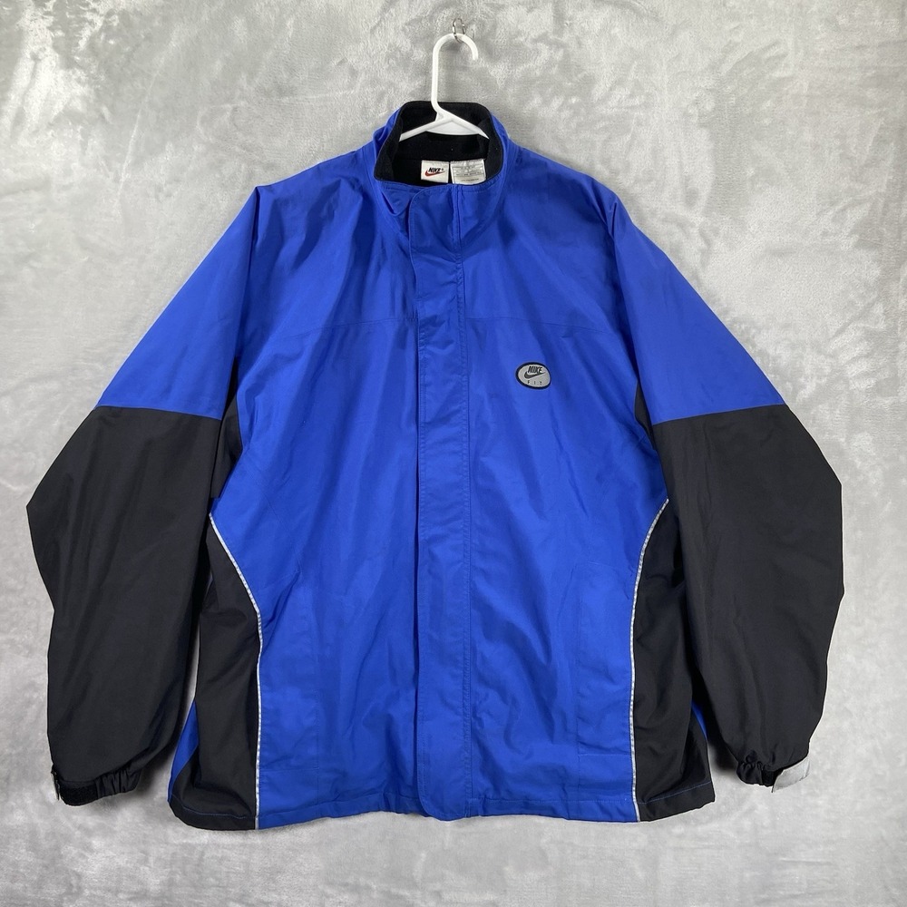 VTG Nike Jacket men's XL Full Zip F.I.T. Lined Outdoor Windproof Vintage 90s Y2K